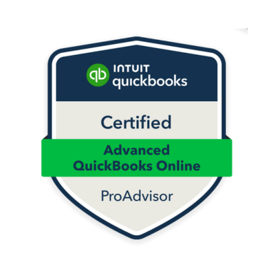 Certified Advanced Quickbooks Online ProAdvisor